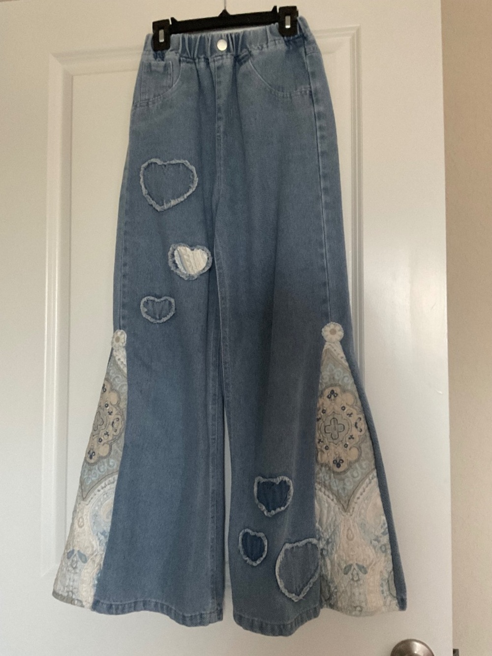 Vintage style panel jean